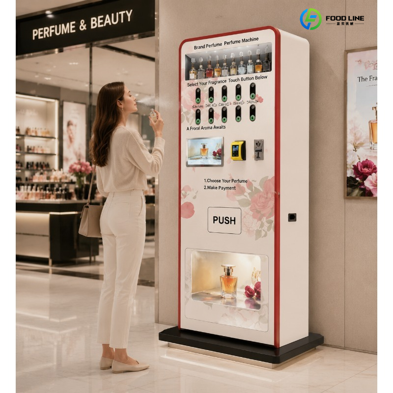 Perfume Fragrance Sale - Parfumverkoopautomaat met bovenste en onderste spray,