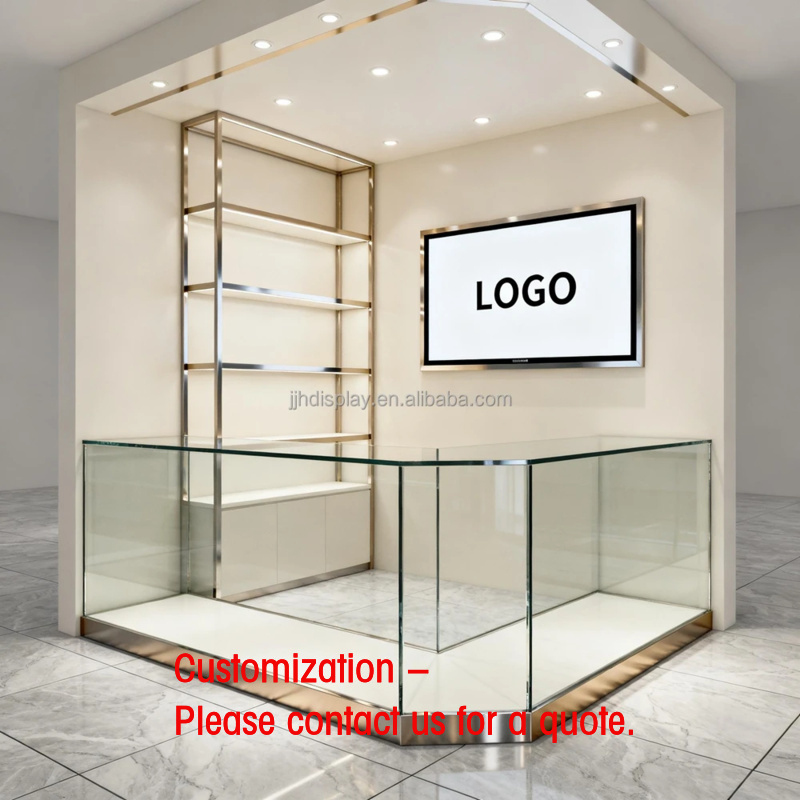 Perfume In Fragrance Shop - Luxe parfumvitrine op maat, modern glazen