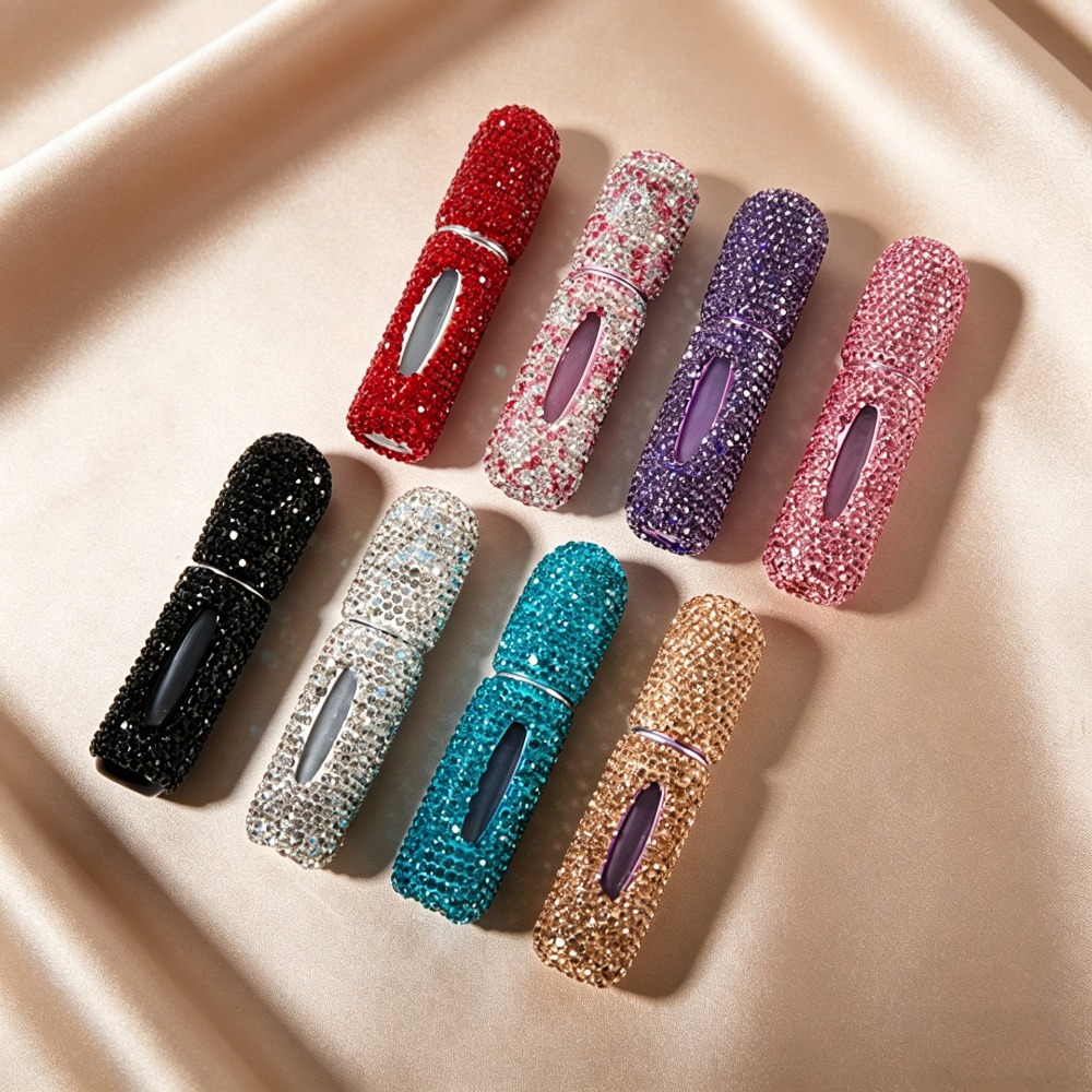 Perfume New Fragrance - Nieuwe 5ML strass parfumfles verstuiver, navulbaar,