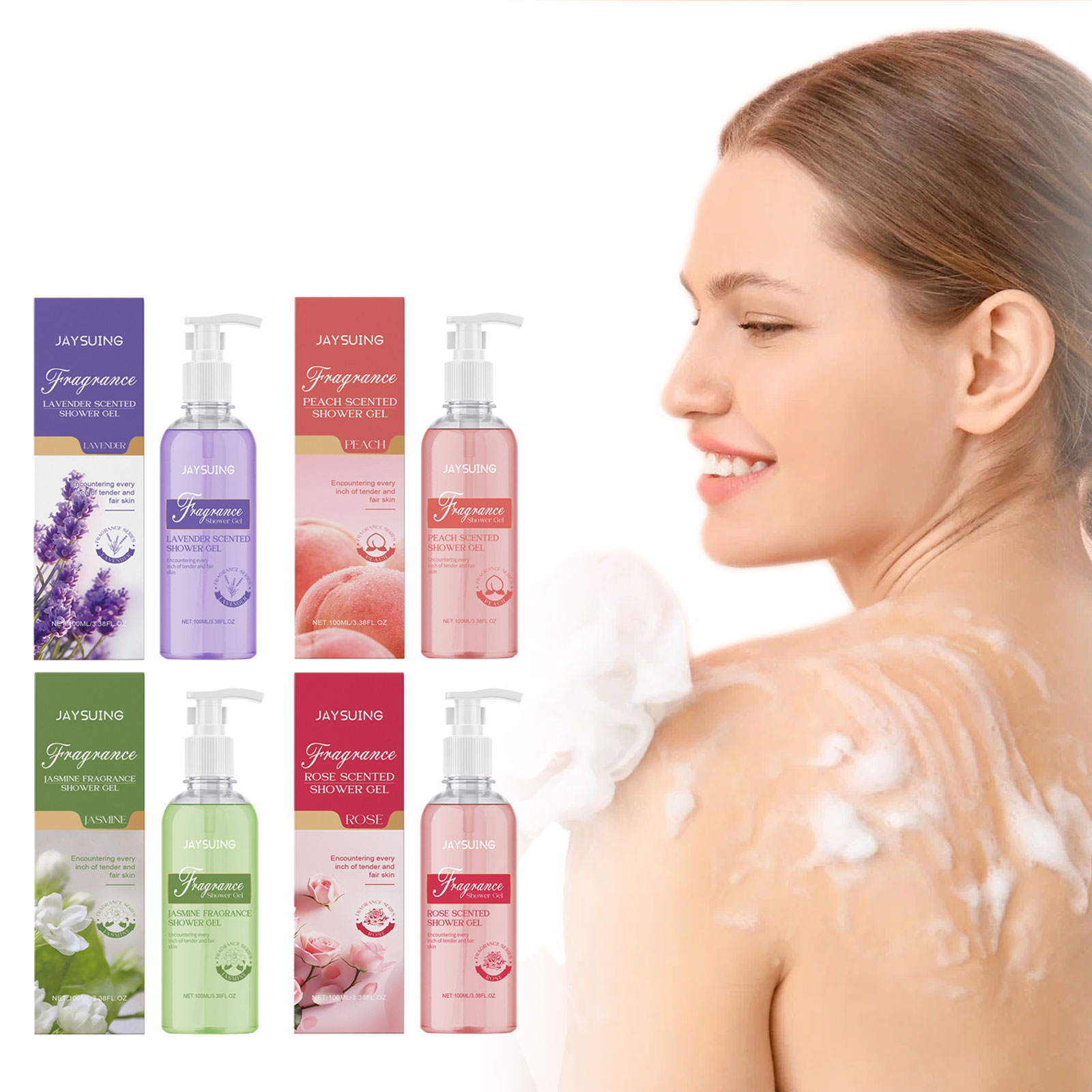 Perfume Fragrance Lotion - Geurige Douchegel Body Wash Parfum Langdurige