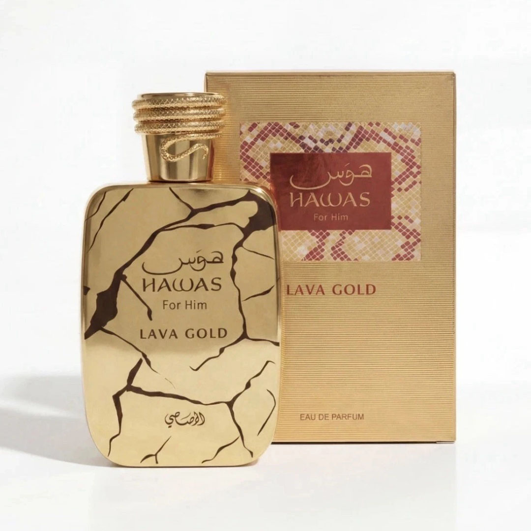 Pure Perfume Fragrance - Hawas Lava Gold van Rasasi 100ml