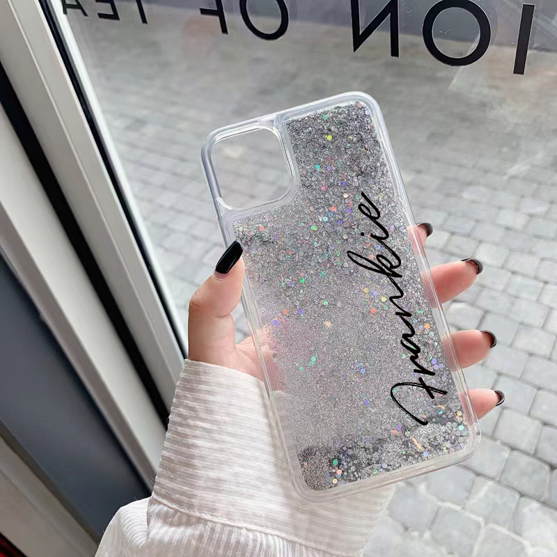 Fragance X - Aangepaste Naam foto Glitter Goud Zilver