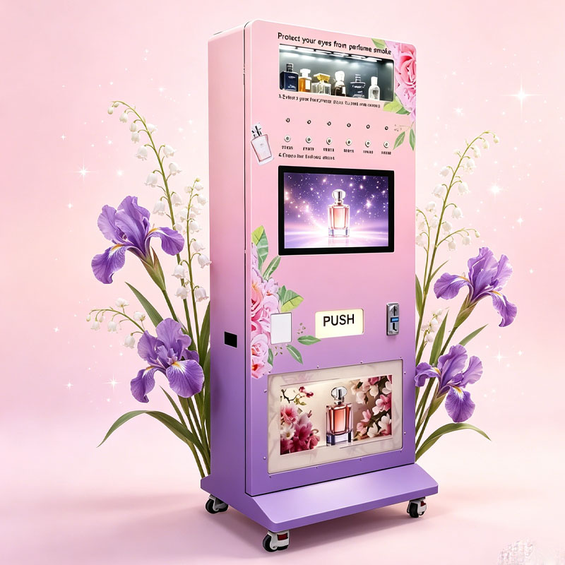 Perfume Fragrance Sale - Automatische parfumverkoopautomaat met touchscreen, geurspraydispenser voor