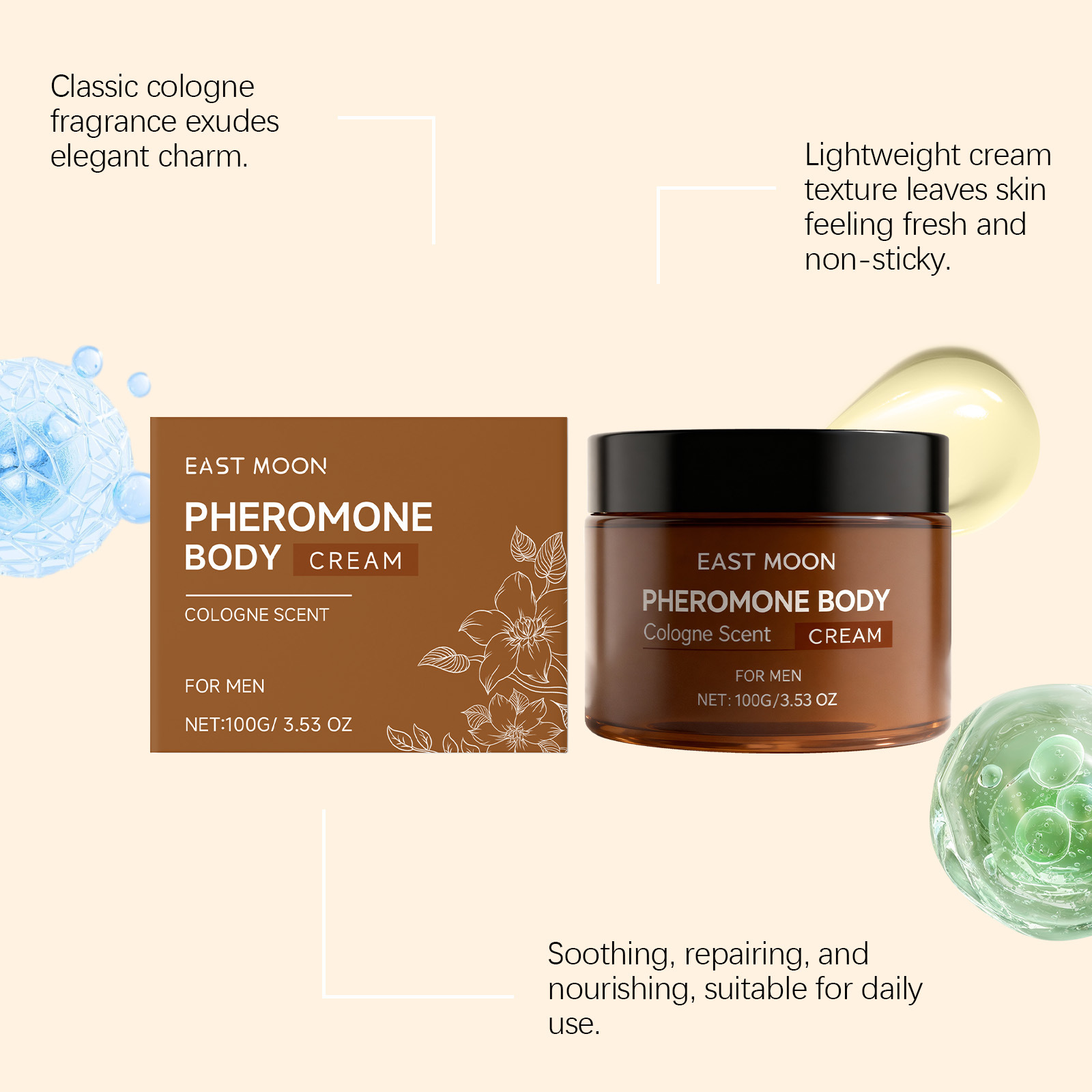 East Moon Men Geurverfrissende - Perfume Fragrance Lotion recensie en prijs