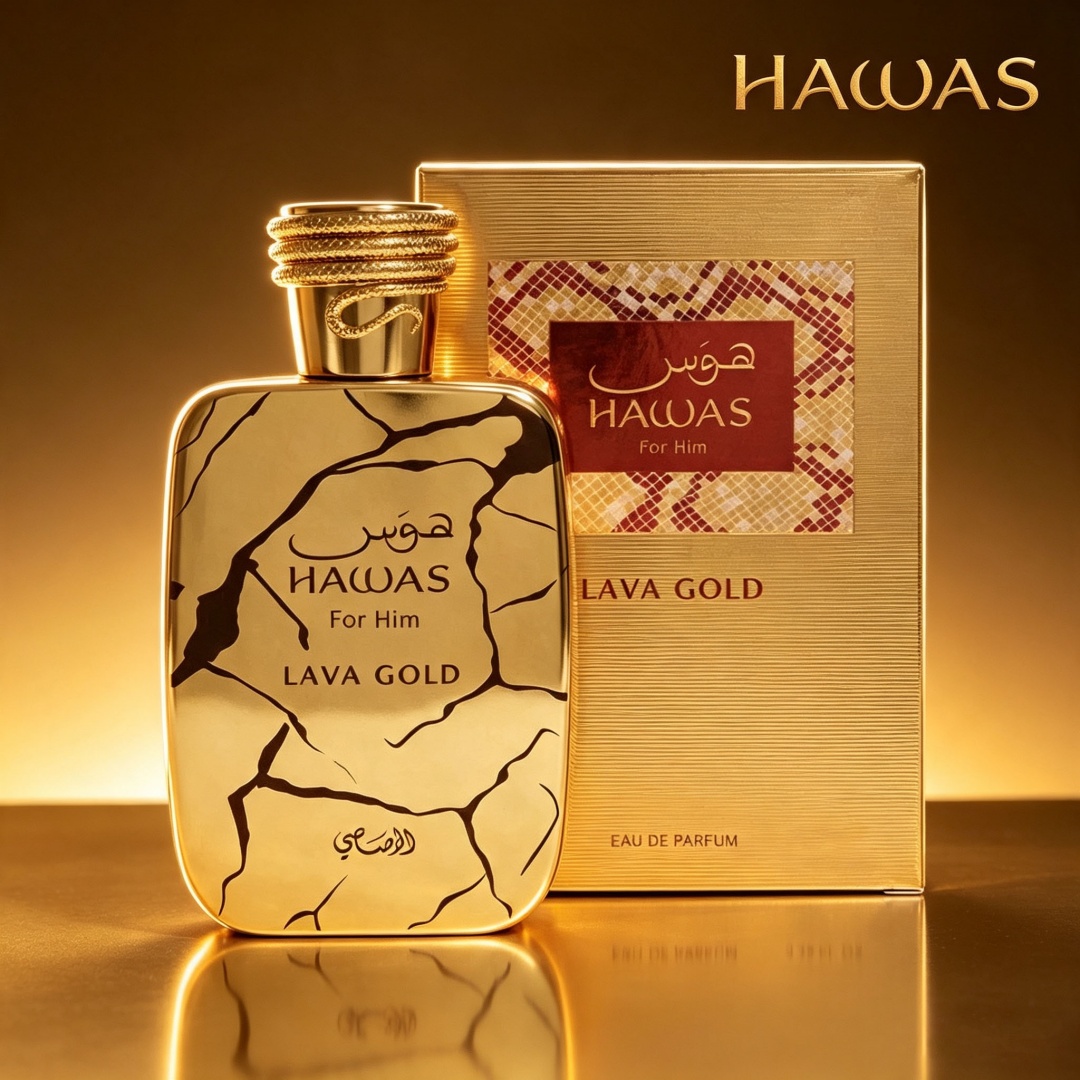 Hawas Lava Gold van Rasasi 100 - Pure Perfume Fragrance recensie en prijs