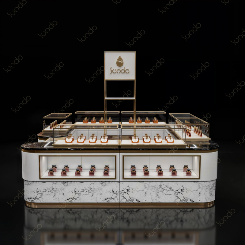 Luxe parfumkraam ontwerp met d - Perfume In Fragrance Shop recensie en prijs
