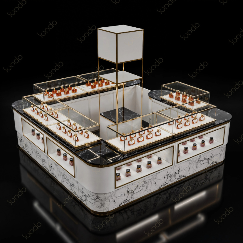 Luxe parfumkraam ontwerp met d - Perfume In Fragrance Shop recensie en prijs