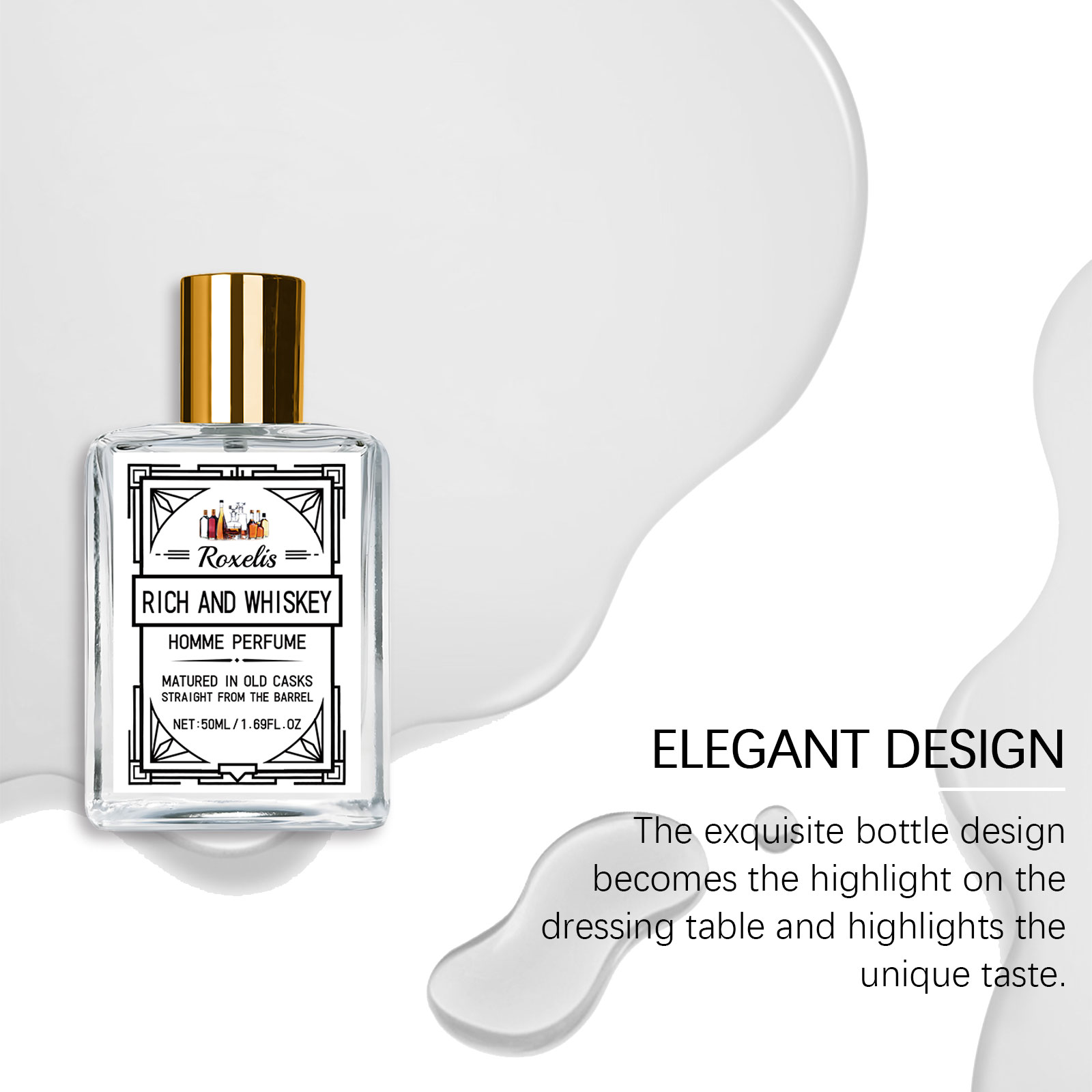 Roxelis 50ml Charm Whisky Here - Pure Perfume Fragrance recensie en prijs